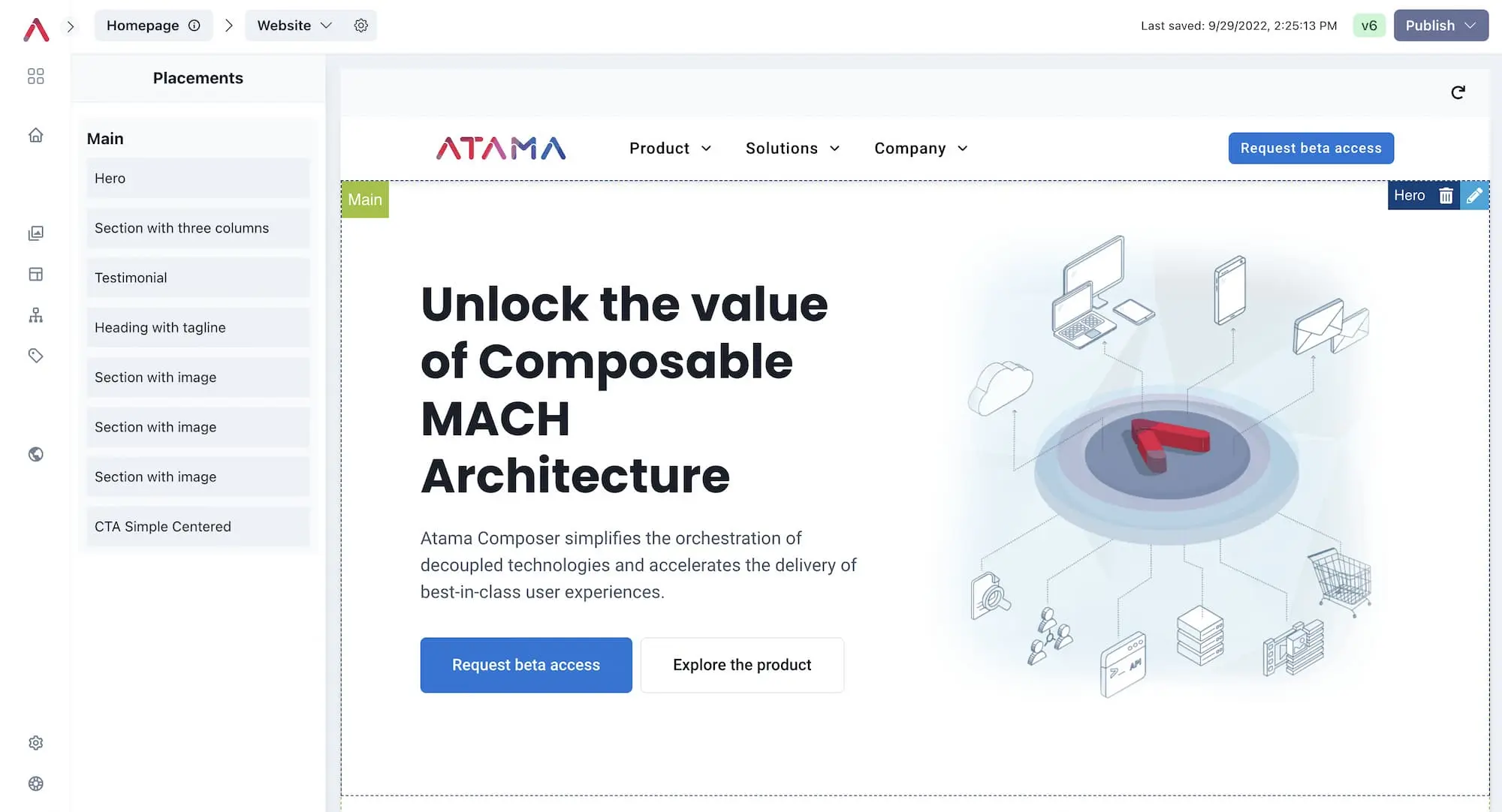 Studio screenshot homepage